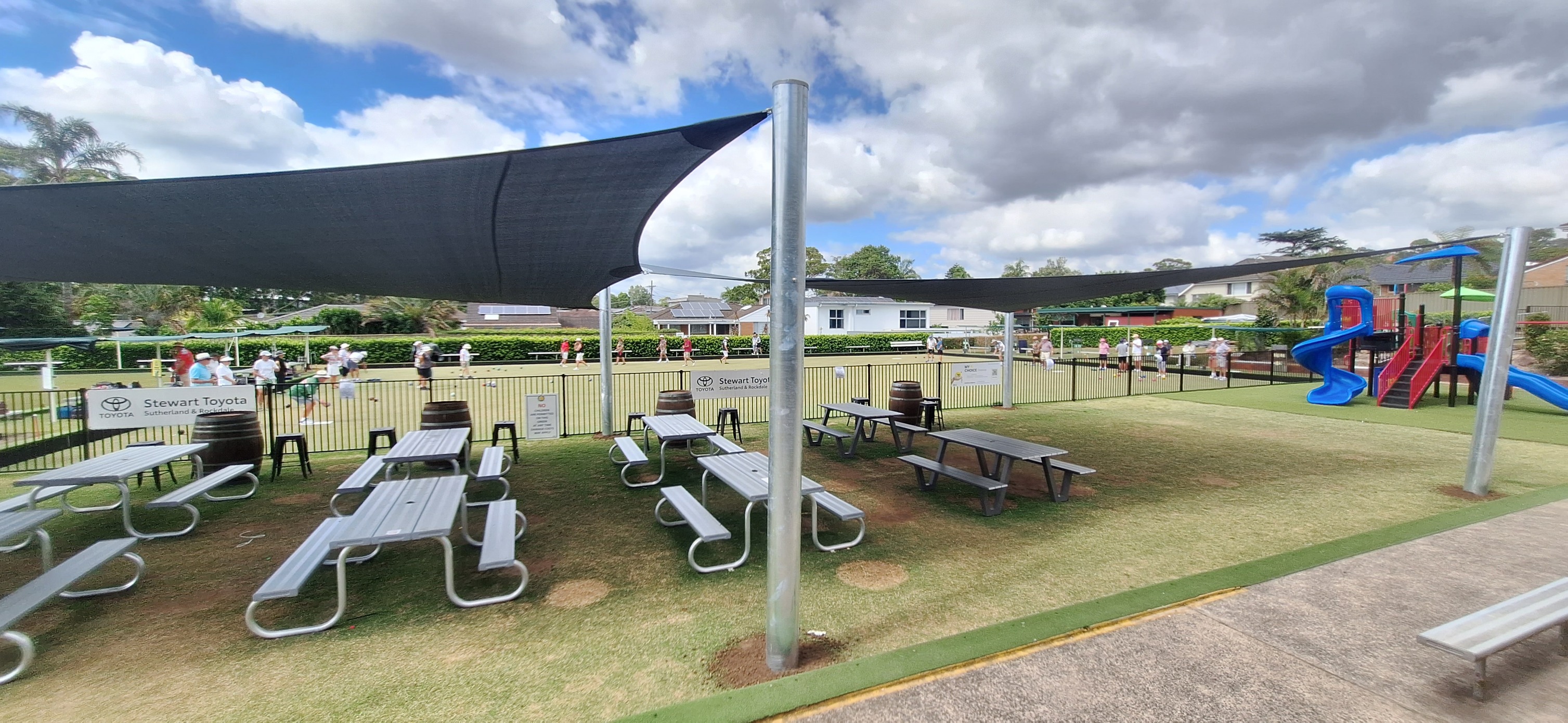 Sylvania Bowling Club before installation